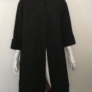Vintage Women’s Size 10 Black Overcoat